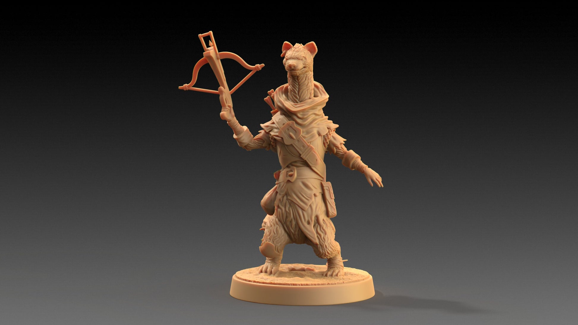 Ferret Skulker Set | Dragon Trappers Lodge | The Critterfolk of Bluewoods Barrows | 32mm Scale Resin Printed TTRPG Figure For DND