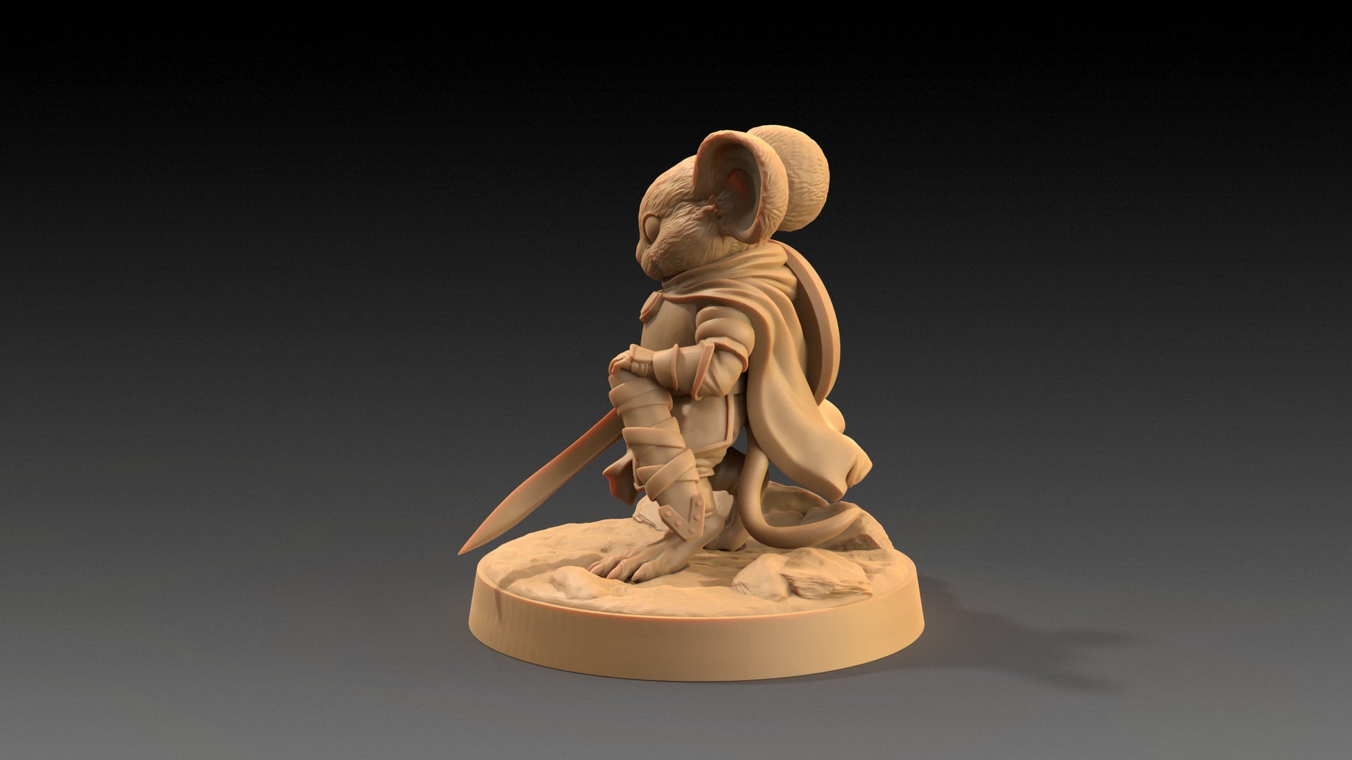 The Protectors Set | Dragon Trappers Lodge | The Critterfolk of Bluewoods Barrows | 32mm Scale Resin Printed TTRPG Figure For DND