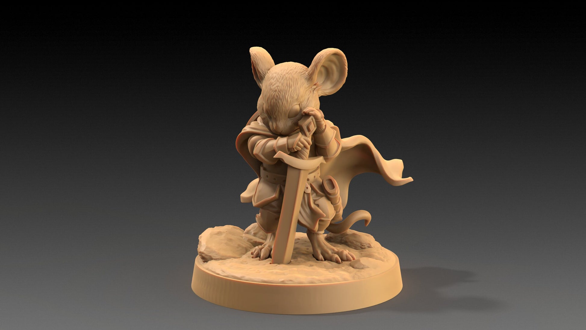 The Protectors Set | Dragon Trappers Lodge | The Critterfolk of Bluewoods Barrows | 32mm Scale Resin Printed TTRPG Figure For DND