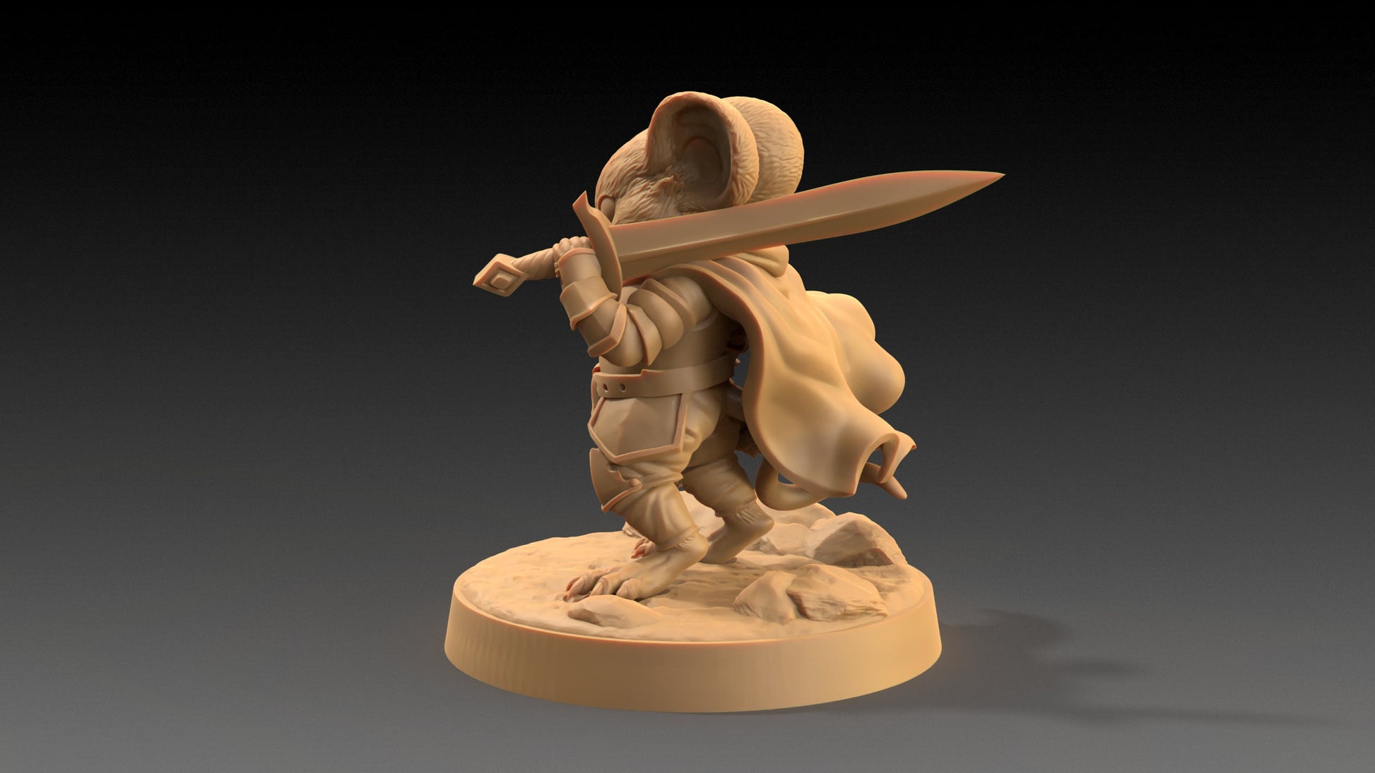 The Protectors Set | Dragon Trappers Lodge | The Critterfolk of Bluewoods Barrows | 32mm Scale Resin Printed TTRPG Figure For DND