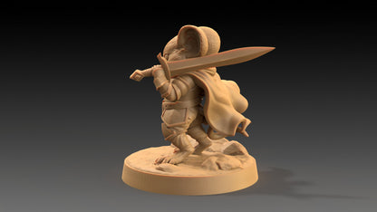 The Protectors Set | Dragon Trappers Lodge | The Critterfolk of Bluewoods Barrows | 32mm Scale Resin Printed TTRPG Figure For DND