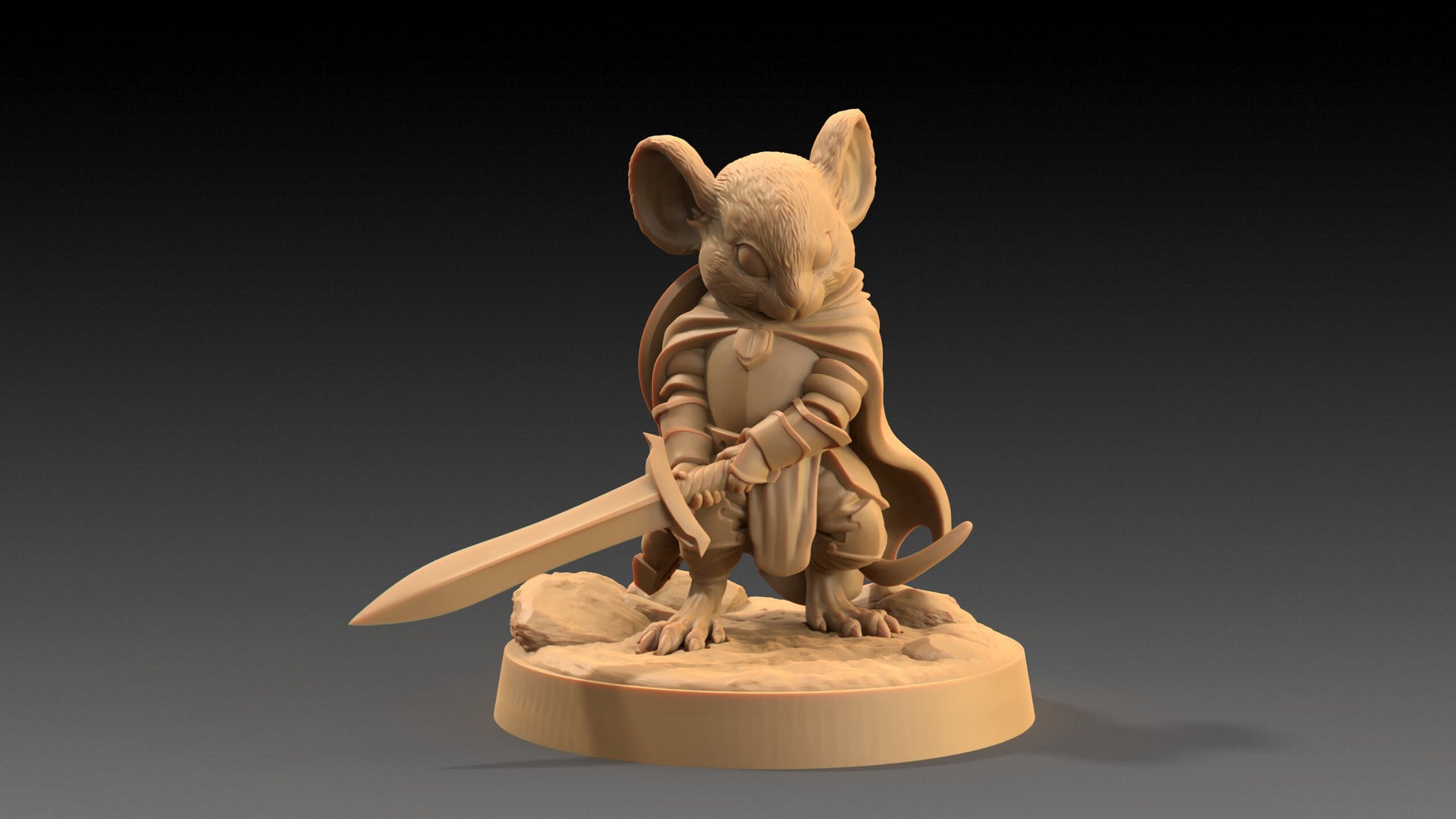 The Protectors Set | Dragon Trappers Lodge | The Critterfolk of Bluewoods Barrows | 32mm Scale Resin Printed TTRPG Figure For DND