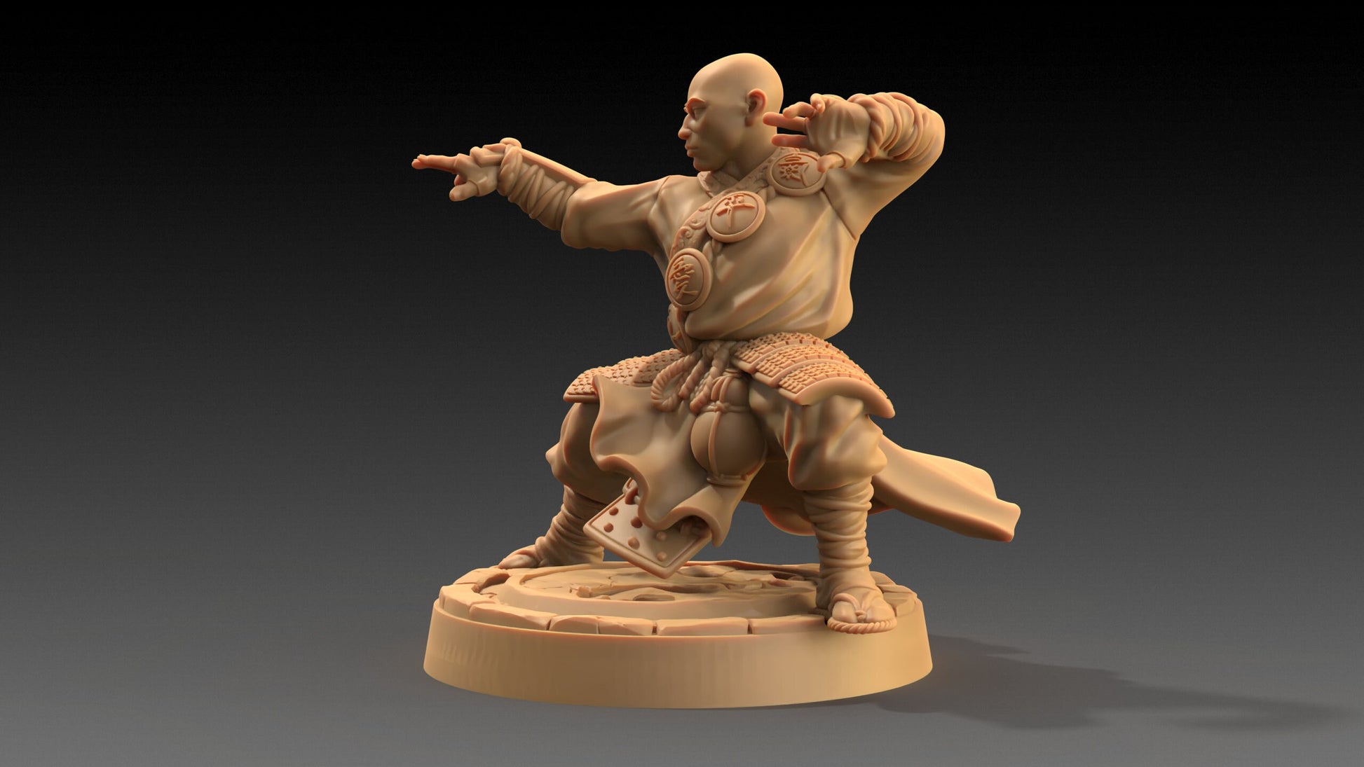 Ki Masters Set | Dragon Trappers Lodge | Chosen Of The Kami | 32mm Scale Resin Printed Tabletop RPG Figure For DND
