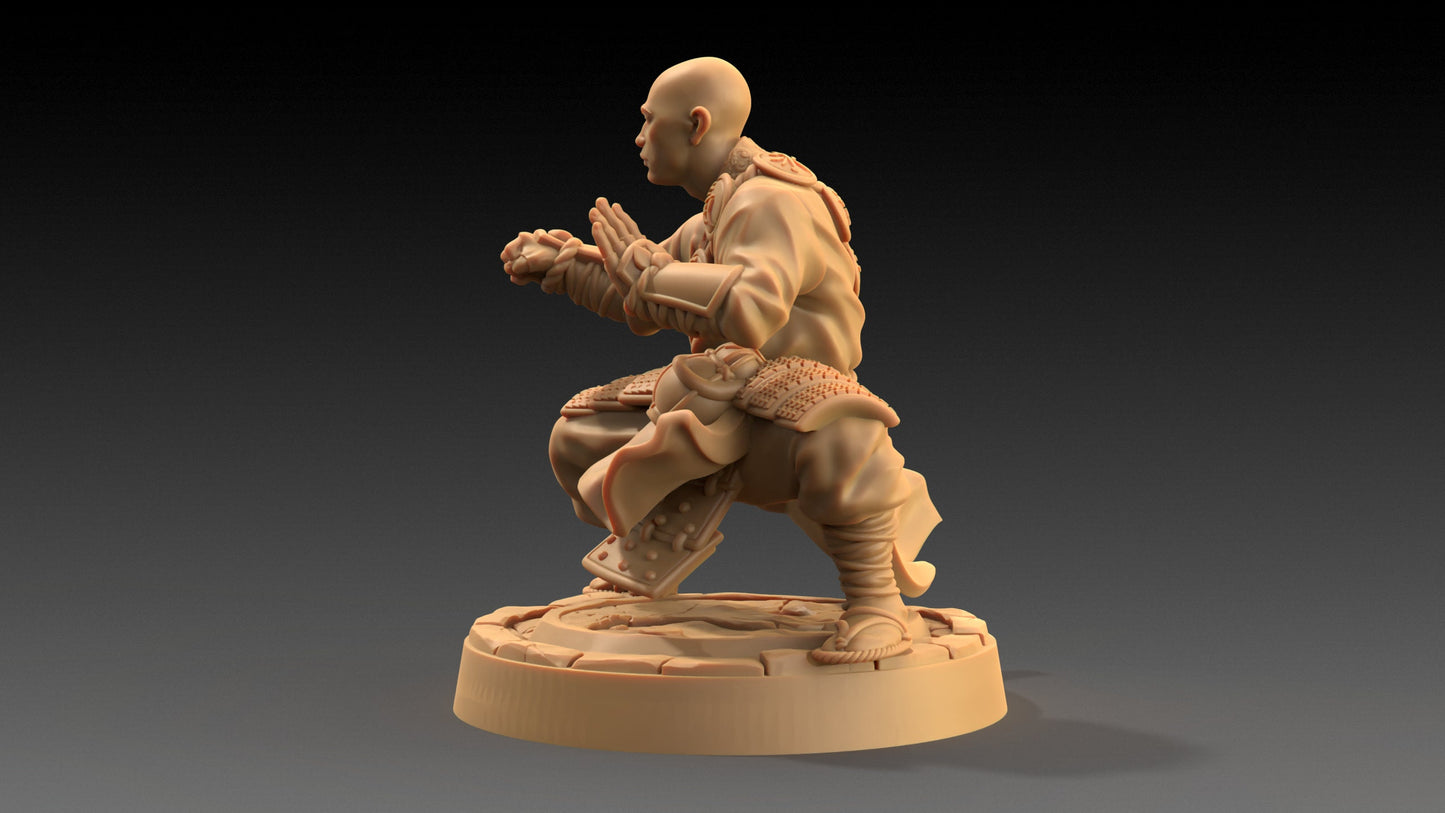Ki Masters Set | Dragon Trappers Lodge | Chosen Of The Kami | 32mm Scale Resin Printed Tabletop RPG Figure For DND