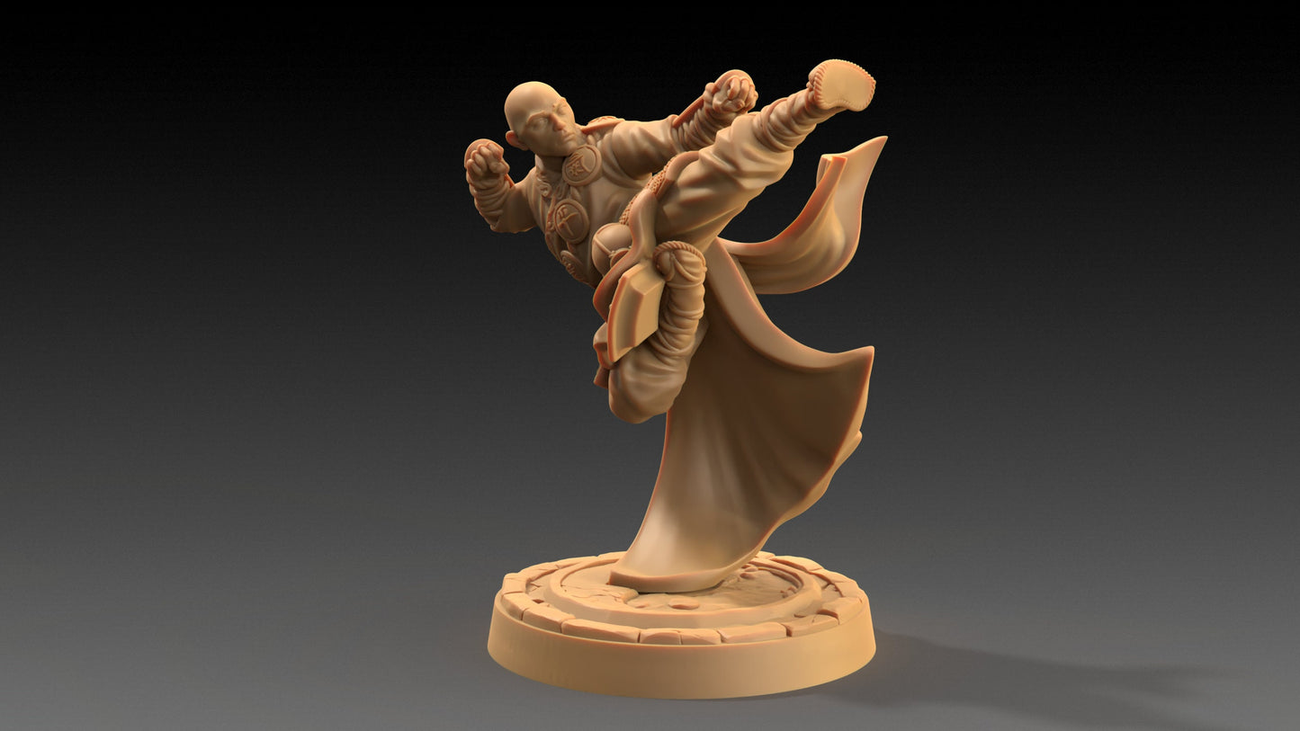 Ki Masters Set | Dragon Trappers Lodge | Chosen Of The Kami | 32mm Scale Resin Printed Tabletop RPG Figure For DND