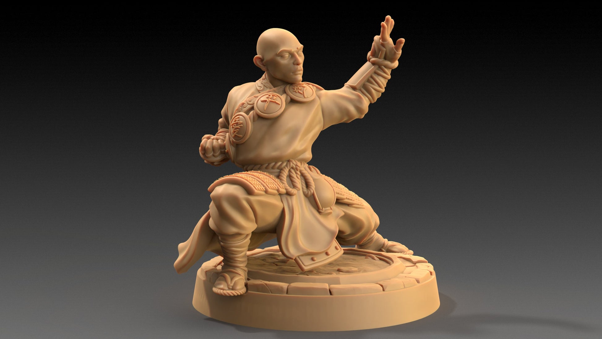 Ki Masters Set | Dragon Trappers Lodge | Chosen Of The Kami | 32mm Scale Resin Printed Tabletop RPG Figure For DND