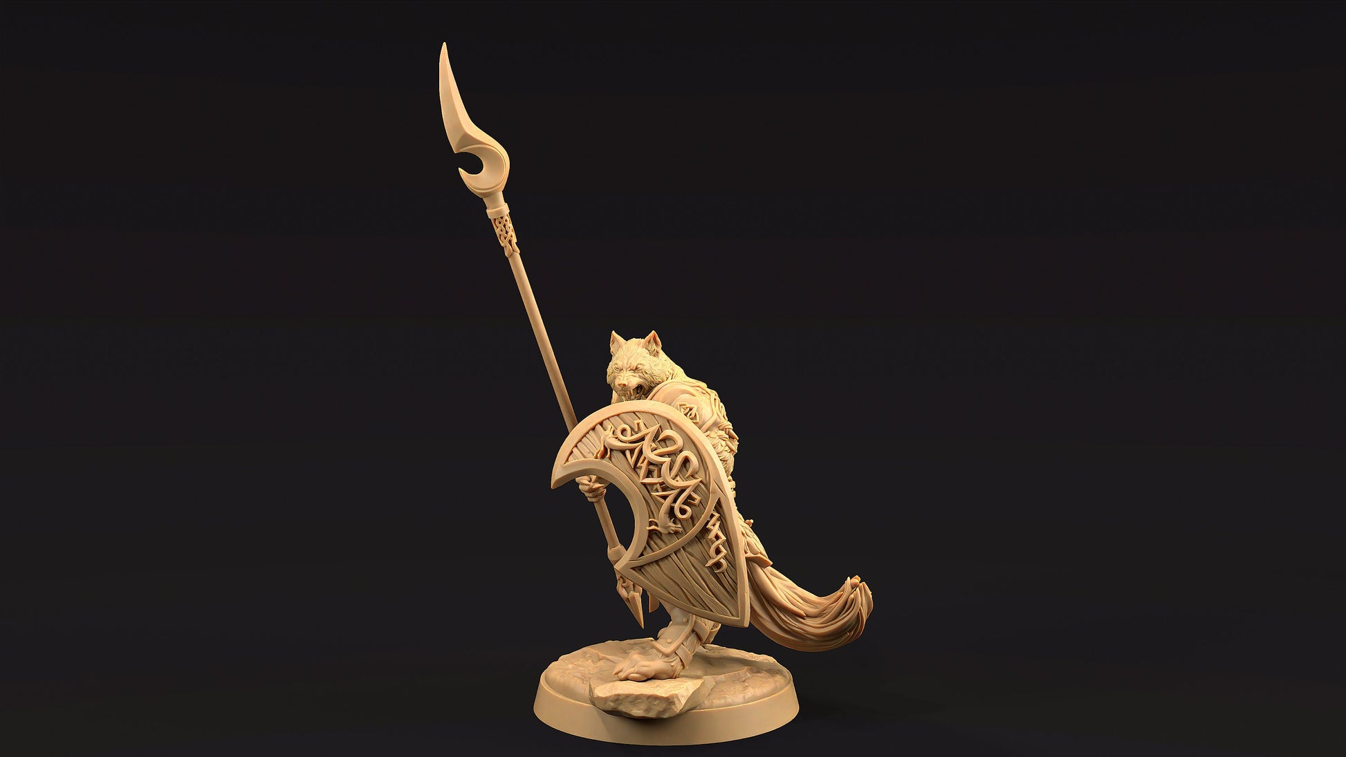 Moon Guard Set | Dragon Trappers Lodge | The Moon Enclave | 32mm Scale Resin Printed Tabletop RPG Figure For DND