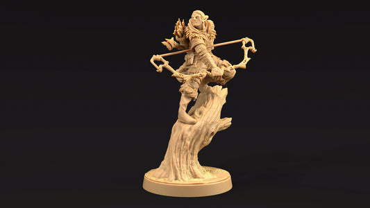 Lyklor, Master Hunter | Dragon Trappers Lodge | Journey Through The Direlands | 32mm Scale Resin Printed Tabletop RPG Figure For DND