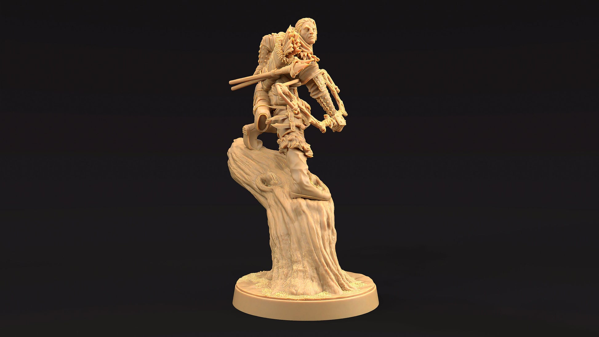 Lyklor, Master Hunter | Dragon Trappers Lodge | Journey Through The Direlands | 32mm Scale Resin Printed Tabletop RPG Figure For DND