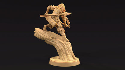 Lyklor, Master Hunter | Dragon Trappers Lodge | Journey Through The Direlands | 32mm Scale Resin Printed Tabletop RPG Figure For DND