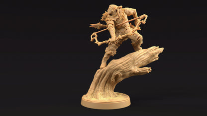 Lyklor, Master Hunter | Dragon Trappers Lodge | Journey Through The Direlands | 32mm Scale Resin Printed Tabletop RPG Figure For DND