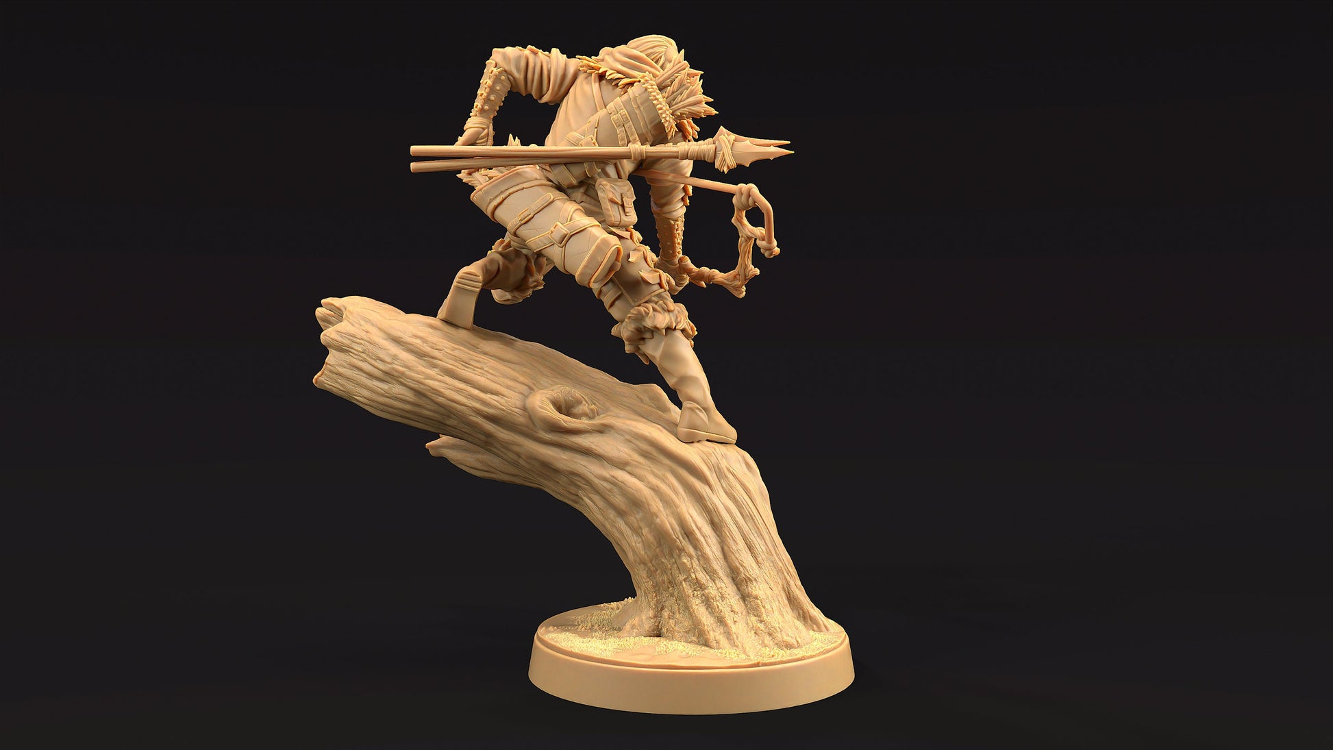 Lyklor, Master Hunter | Dragon Trappers Lodge | Journey Through The Direlands | 32mm Scale Resin Printed Tabletop RPG Figure For DND