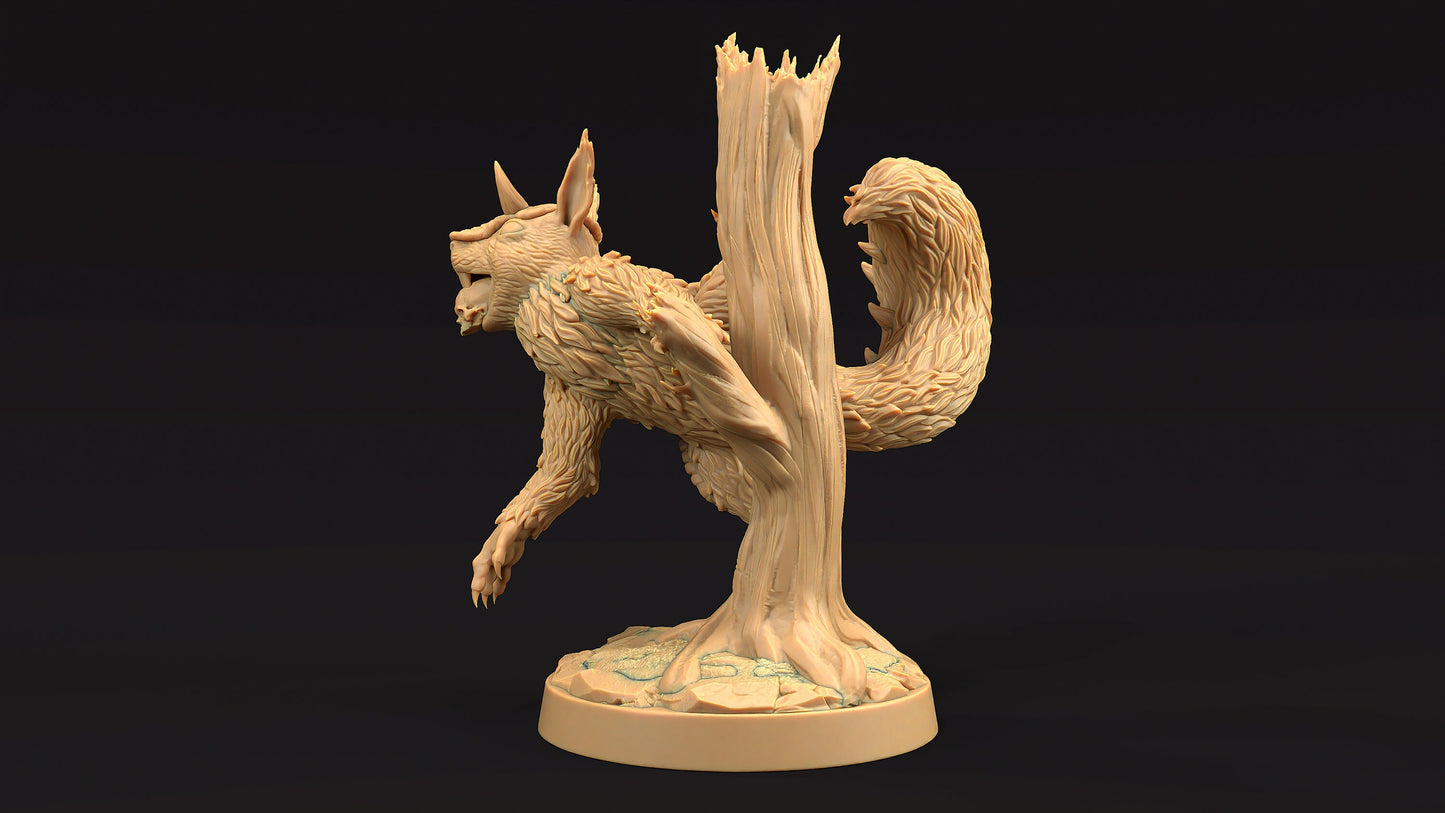 Dire Squirrel Set | Dragon Trappers Lodge | Journey Through The Direlands | 32mm Scale Resin Printed Tabletop RPG Figure For DND