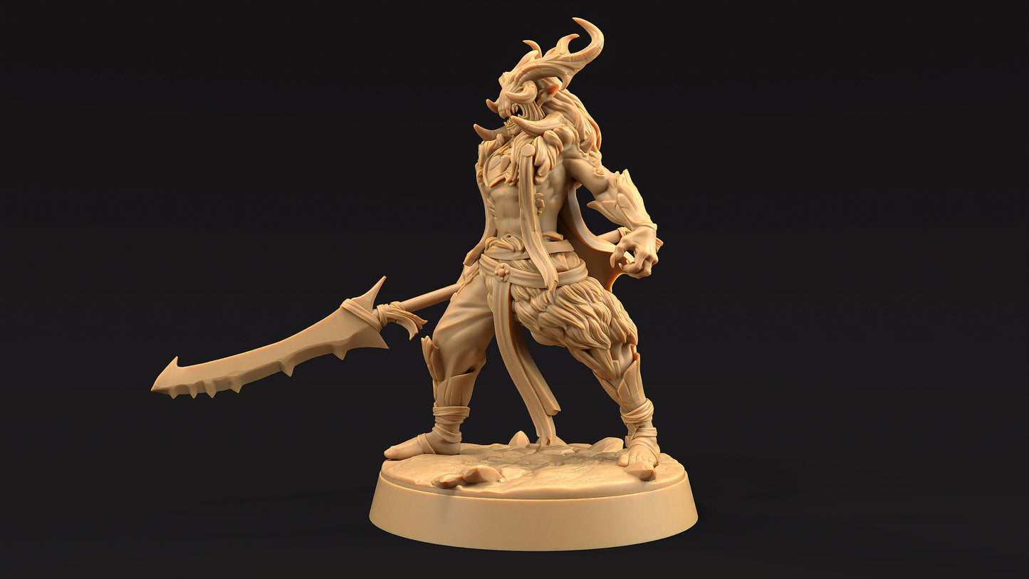Dire Elf Chief | Dragon Trappers Lodge | Journey Through The Direlands | 32mm Scale Resin Printed Tabletop RPG Figure For DND
