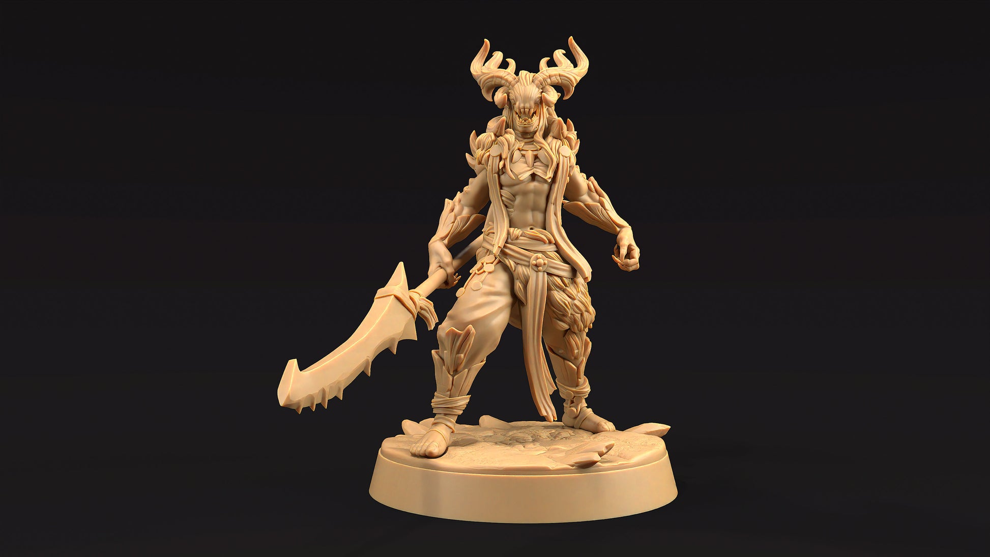 Dire Elf Chief | Dragon Trappers Lodge | Journey Through The Direlands | 32mm Scale Resin Printed Tabletop RPG Figure For DND