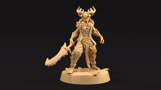 Dire Elf Chief | Dragon Trappers Lodge | Journey Through The Direlands | 32mm Scale Resin Printed Tabletop RPG Figure For DND