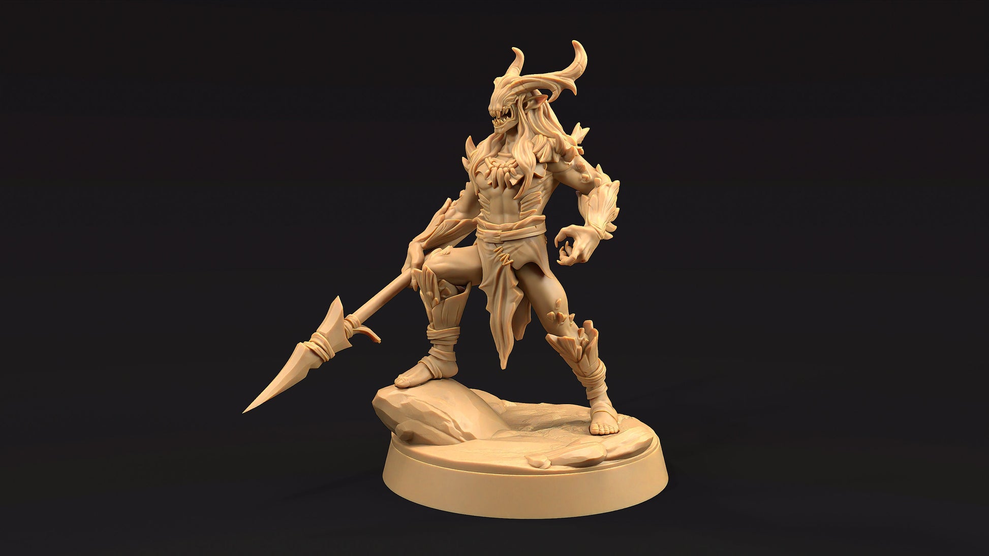 Dire Elves Set | Dragon Trappers Lodge | Journey Through The Direlands | 32mm Scale Resin Printed Tabletop RPG Figure For DND