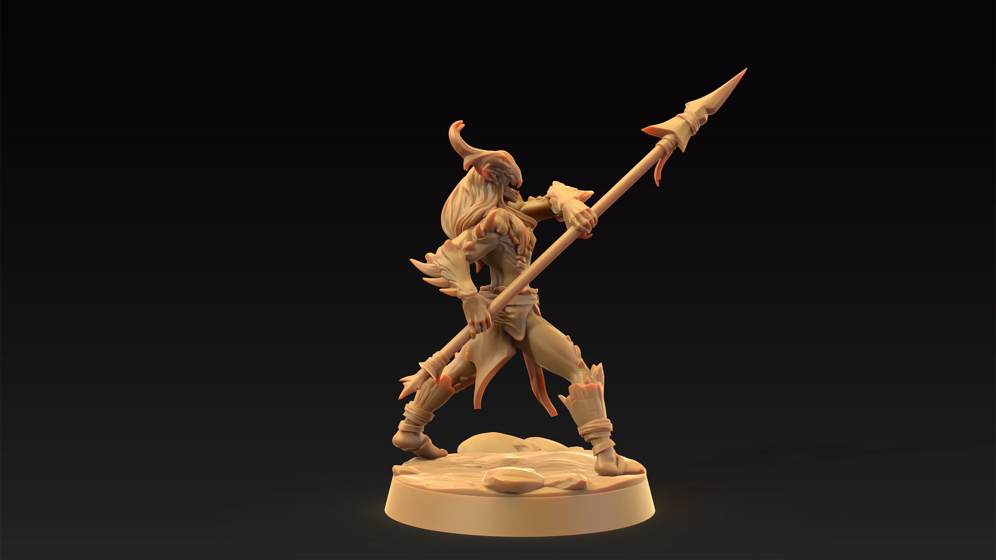 Dire Elves Set | Dragon Trappers Lodge | Journey Through The Direlands | 32mm Scale Resin Printed Tabletop RPG Figure For DND