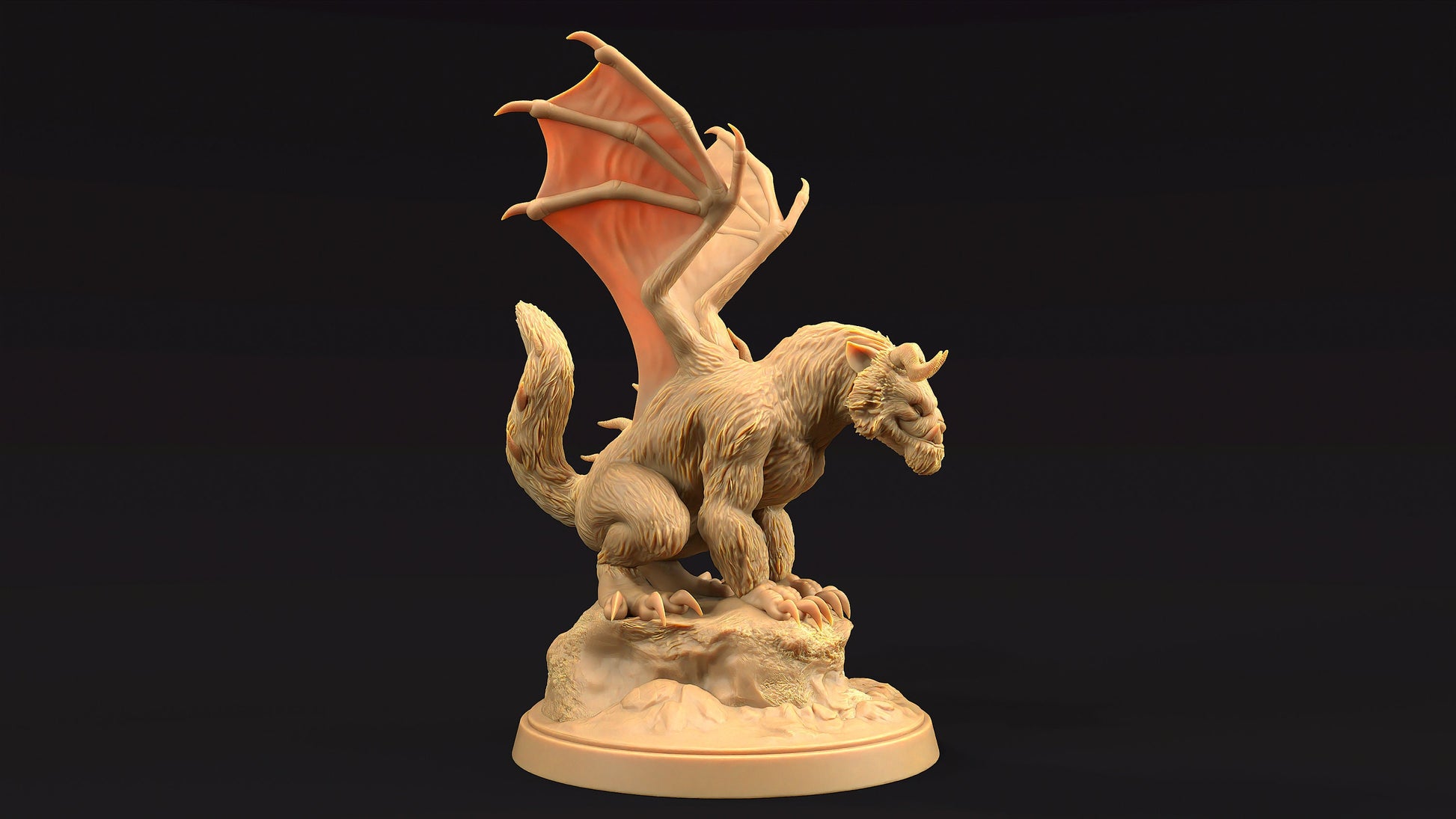 Dire Ferret Drake | Dragon Trappers Lodge | Journey Through The Direlands | 32mm Scale Resin Printed Tabletop RPG Figure For DND