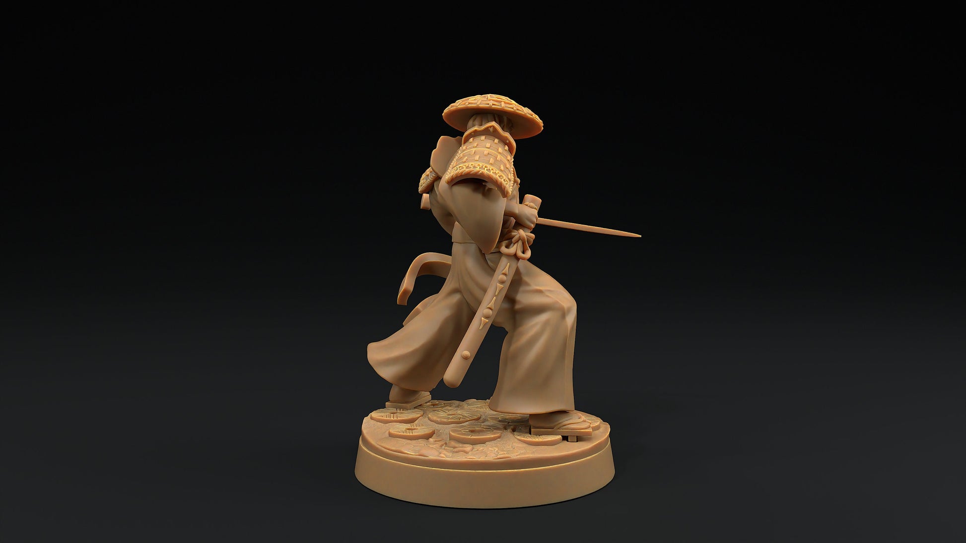 Sword Master Set | Dragon Trappers Lodge | Chosen Of The Kami | 32mm Scale Resin Printed Tabletop RPG Figure For DND