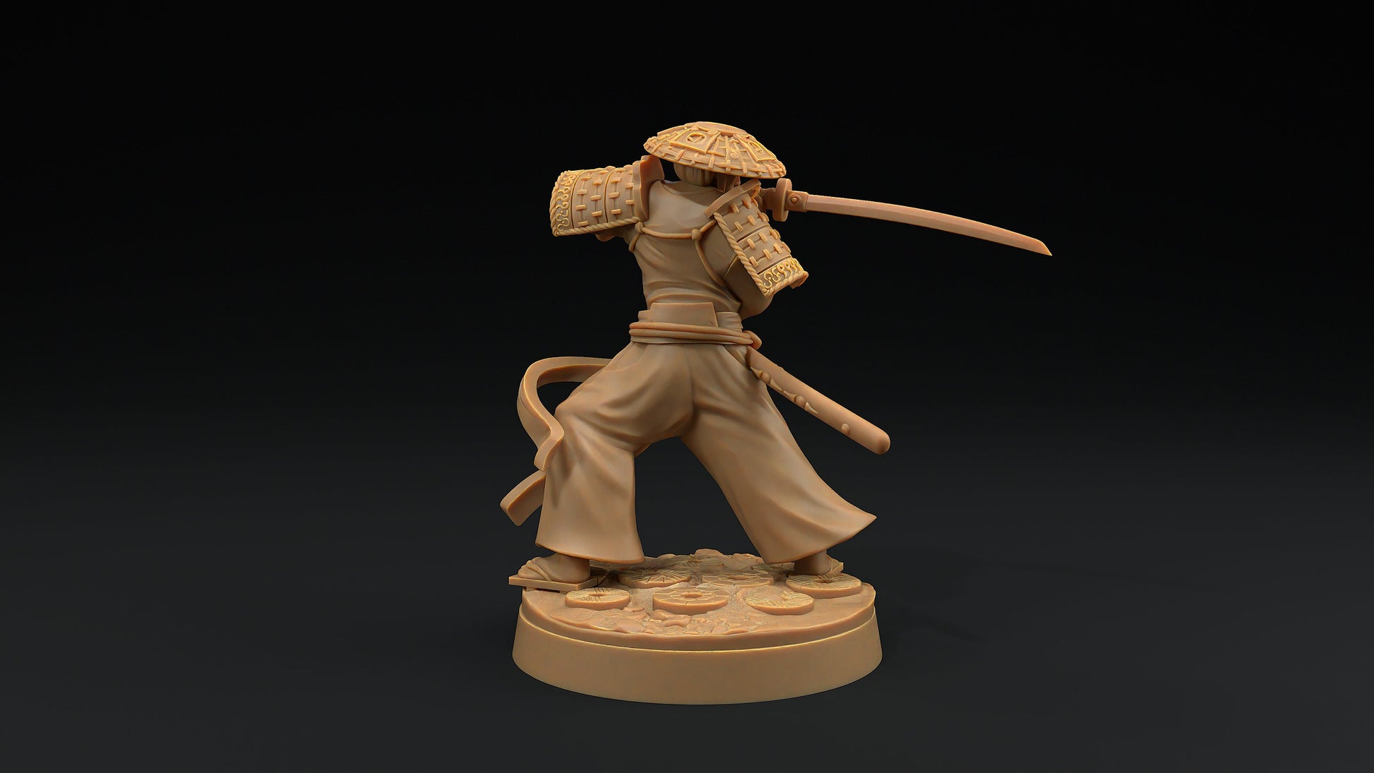 Sword Master Set | Dragon Trappers Lodge | Chosen Of The Kami | 32mm Scale Resin Printed Tabletop RPG Figure For DND