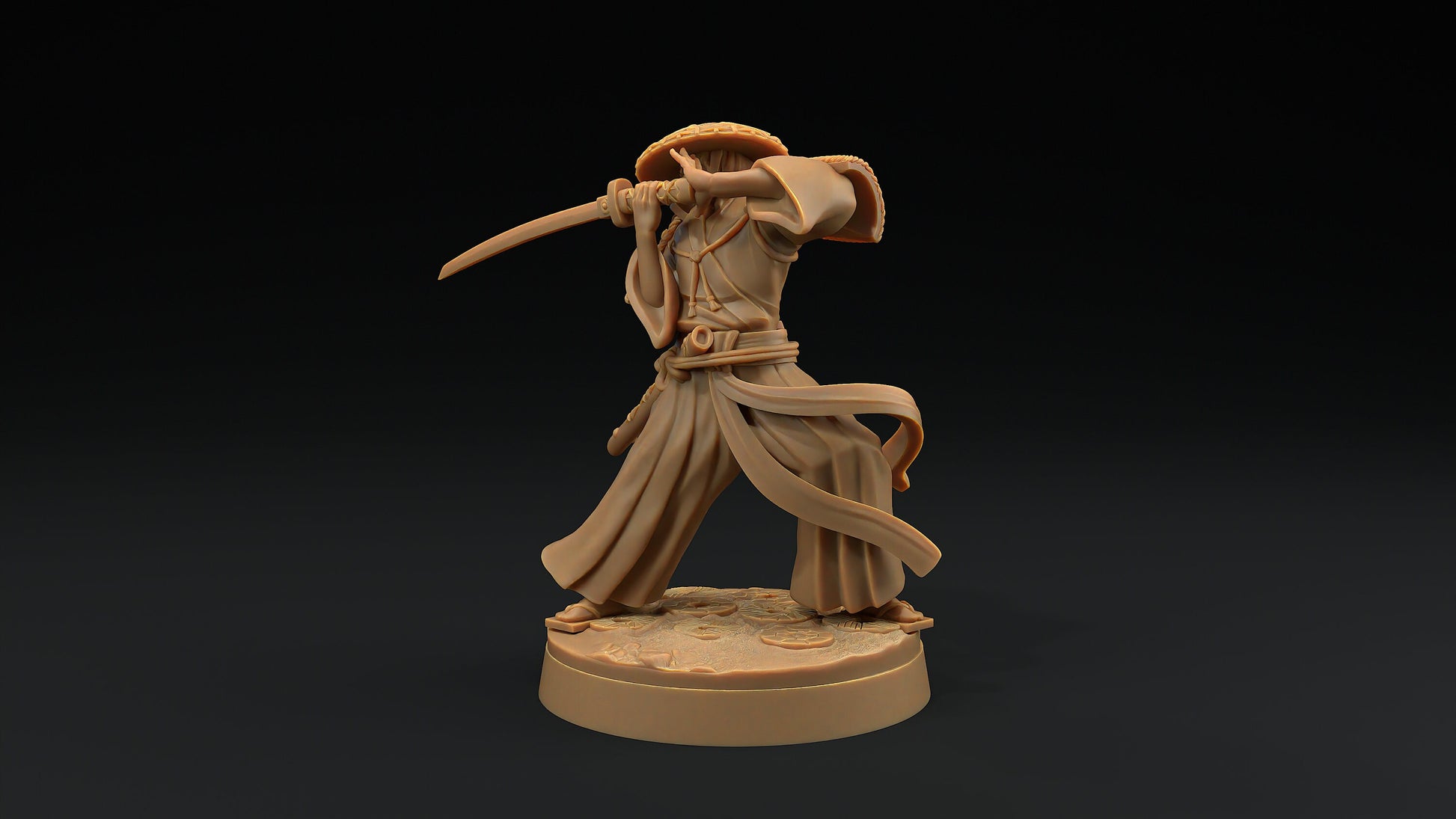 Sword Master Set | Dragon Trappers Lodge | Chosen Of The Kami | 32mm Scale Resin Printed Tabletop RPG Figure For DND