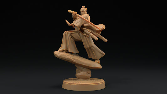Enlightened Kensei | Dragon Trappers Lodge | Chosen Of The Kami | 32mm Scale Resin Printed Tabletop RPG Figure For DND
