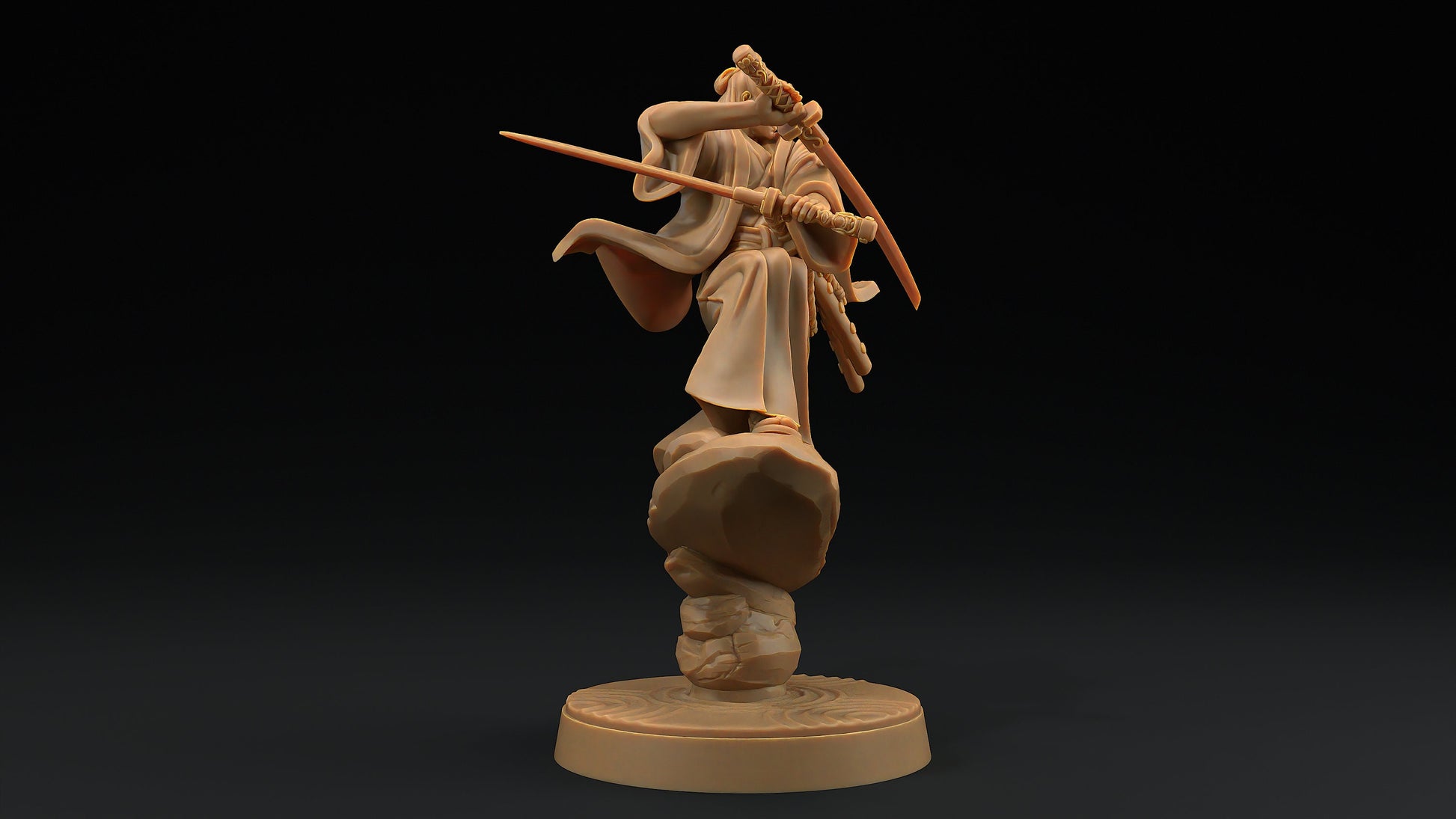 Enlightened Kensei | Dragon Trappers Lodge | Chosen Of The Kami | 32mm Scale Resin Printed Tabletop RPG Figure For DND
