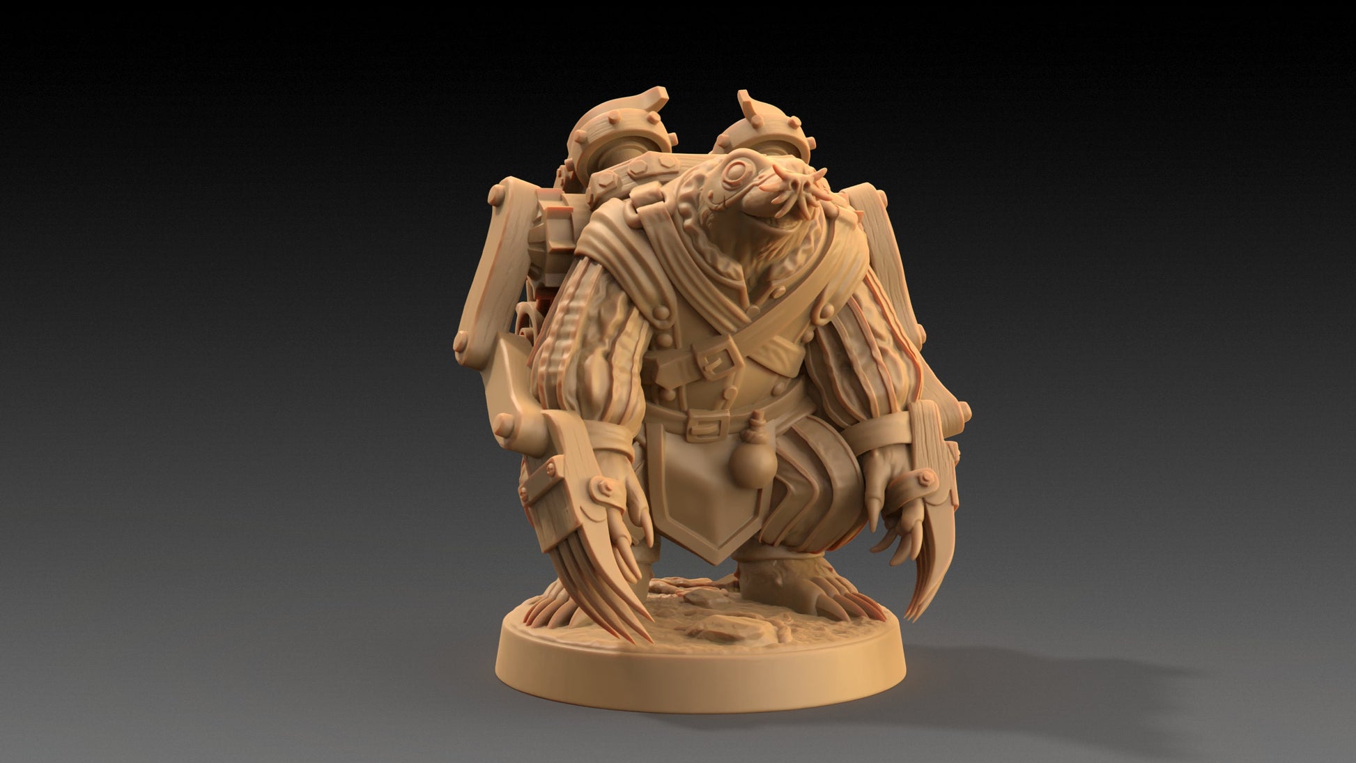 Guliver Trundleford, Mole Genius | Dragon Trappers Lodge | The Critterfolk of Bluewoods Barrows | 32mm Resin Printed TTRPG Figure For DND