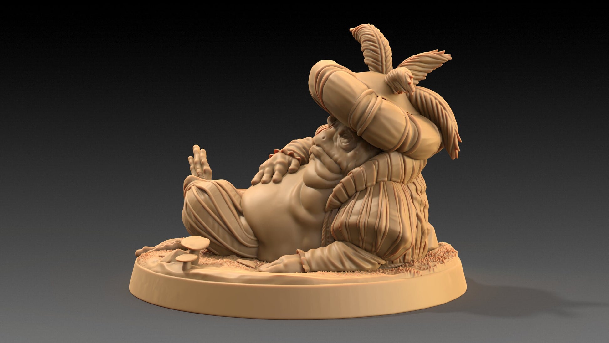 Salacious, The Informant | Dragon Trappers Lodge | The Critterfolk of Bluewoods Barrows | 32mm Scale Resin Printed TTRPG Figure For DND