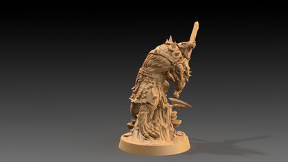 Skarn, The Rat Lord | Dragon Trappers Lodge | The Critterfolk of Bluewoods Barrows | 32mm Scale Resin Printed TTRPG Figure For DND