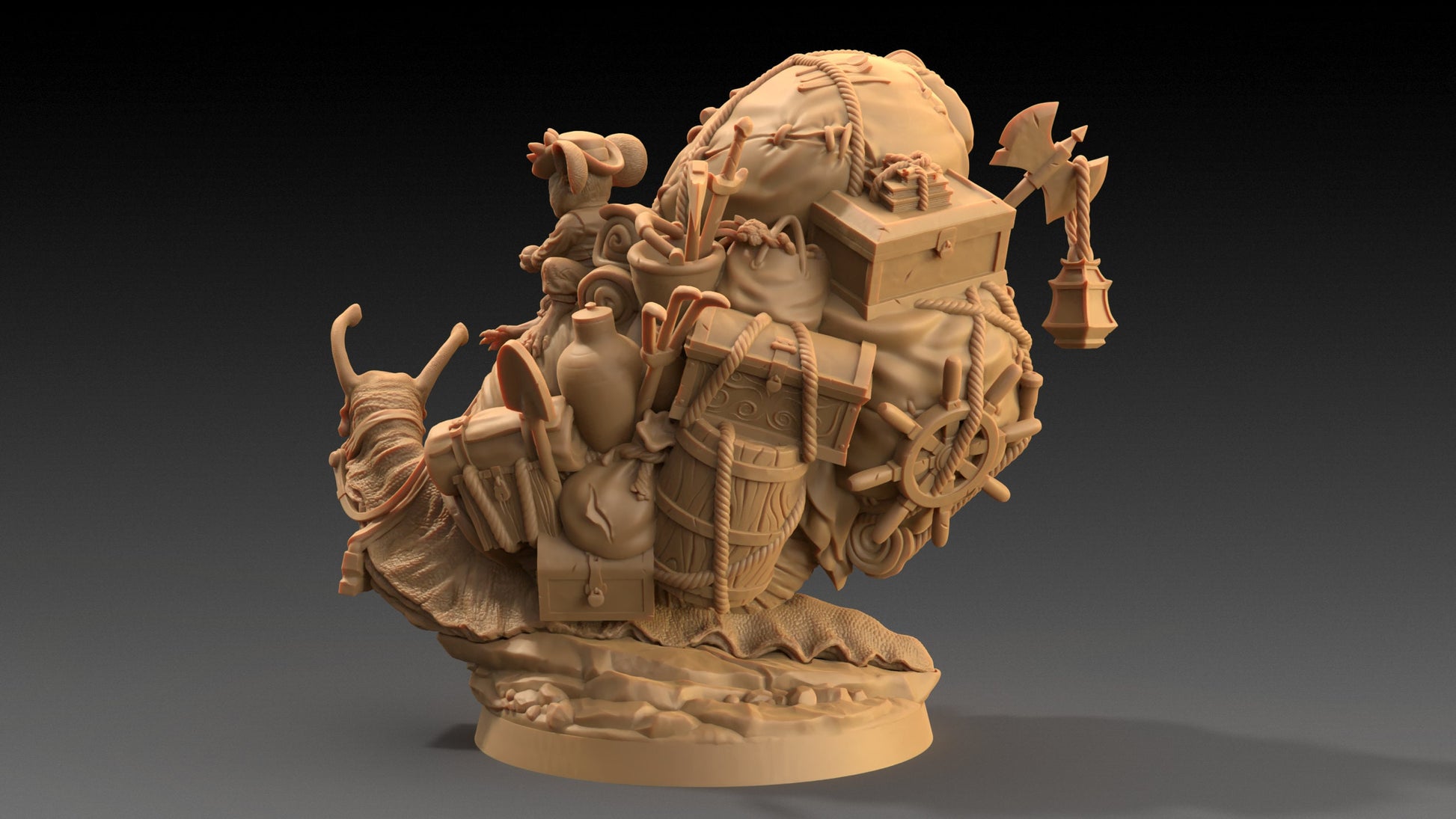 Thimbles Squeakerson | Dragon Trappers Lodge | The Critterfolk of Bluewoods Barrows | 32mm Scale Resin Printed TTRPG Figure For DND