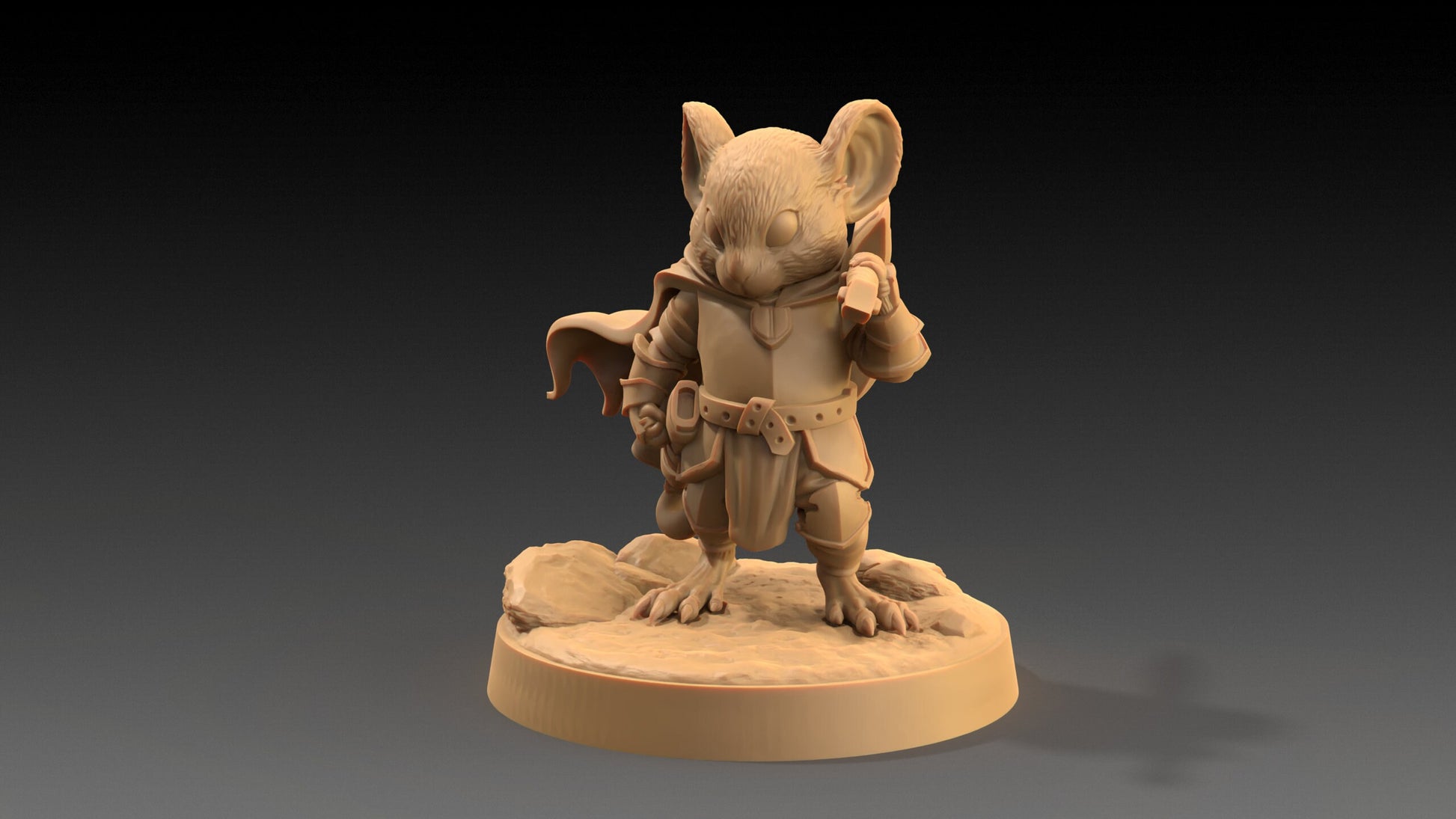The Protectors Set | Dragon Trappers Lodge | The Critterfolk of Bluewoods Barrows | 32mm Scale Resin Printed TTRPG Figure For DND