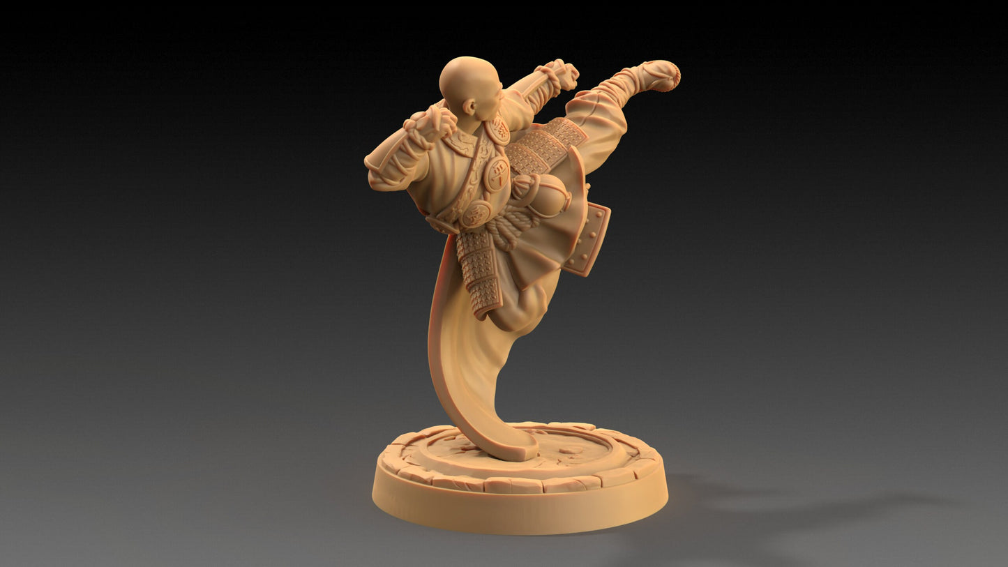Ki Masters Set | Dragon Trappers Lodge | Chosen Of The Kami | 32mm Scale Resin Printed Tabletop RPG Figure For DND