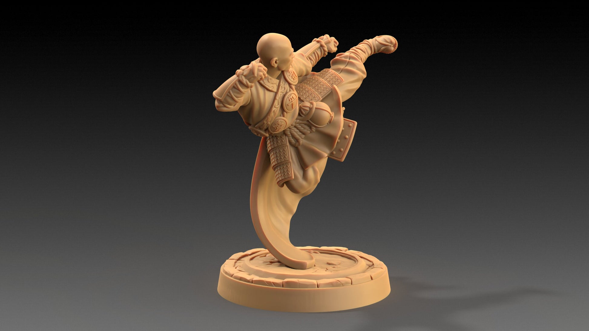 Ki Masters Set | Dragon Trappers Lodge | Chosen Of The Kami | 32mm Scale Resin Printed Tabletop RPG Figure For DND