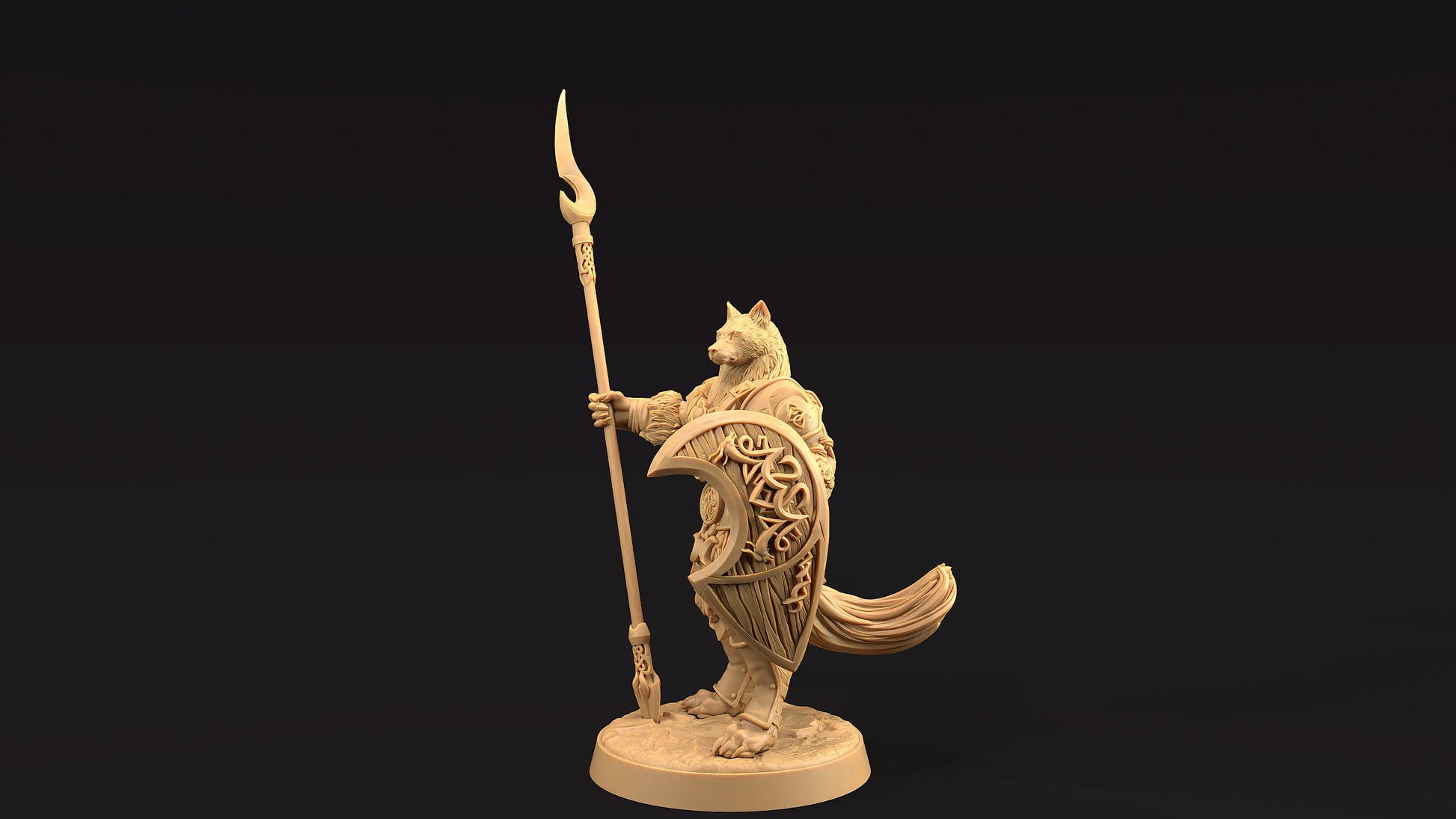Moon Guard Set | Dragon Trappers Lodge | The Moon Enclave | 32mm Scale Resin Printed Tabletop RPG Figure For DND