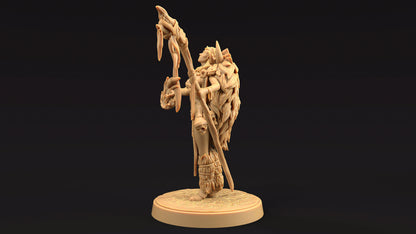 Naya, Shaman of Beasts | Dragon Trappers Lodge | Journey Through The Direlands | 32mm Scale Resin Printed Tabletop RPG Figure For DND