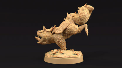 Dire Squirrel Set | Dragon Trappers Lodge | Journey Through The Direlands | 32mm Scale Resin Printed Tabletop RPG Figure For DND