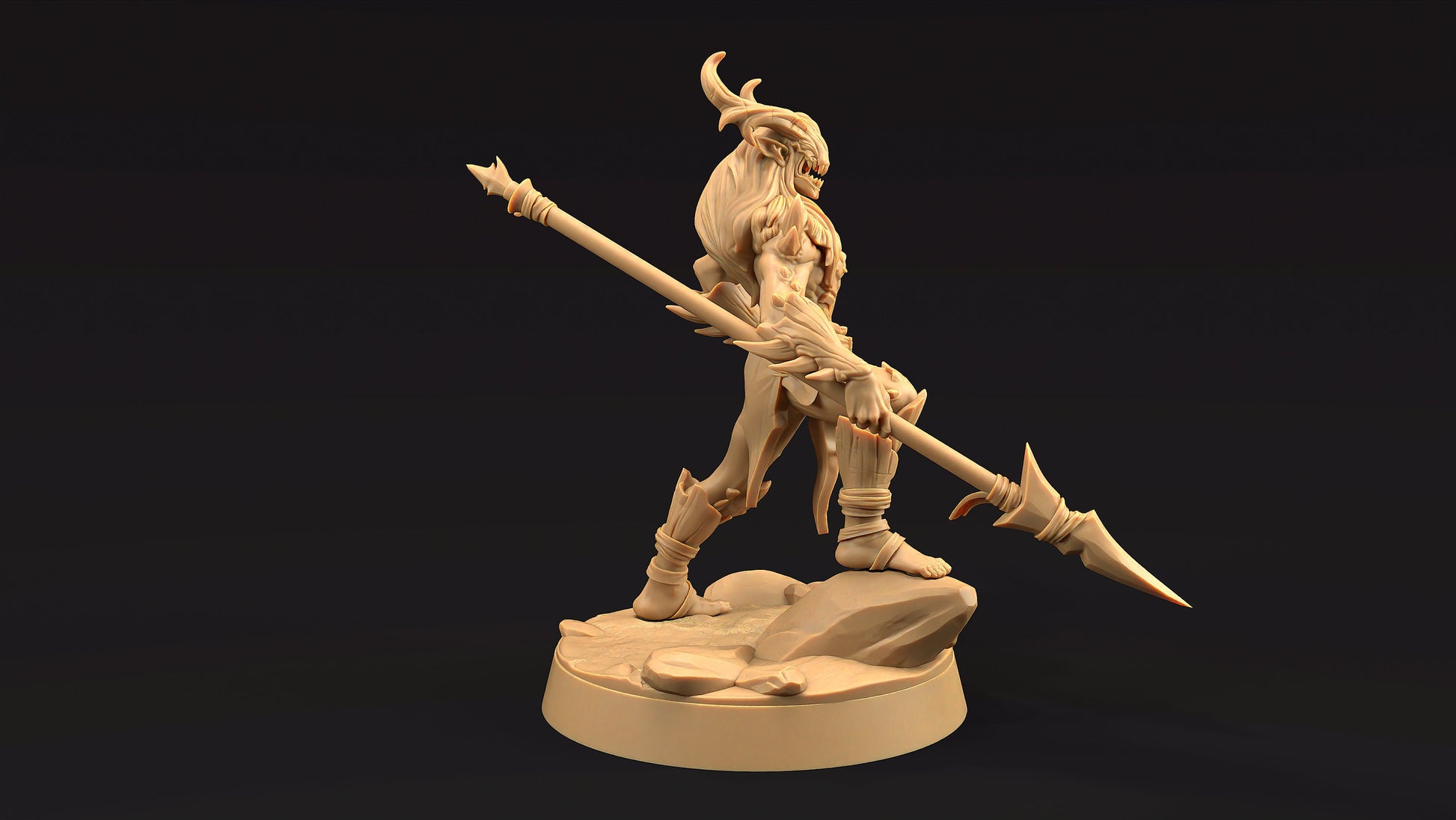 Dire Elves Set | Dragon Trappers Lodge | Journey Through The Direlands | 32mm Scale Resin Printed Tabletop RPG Figure For DND