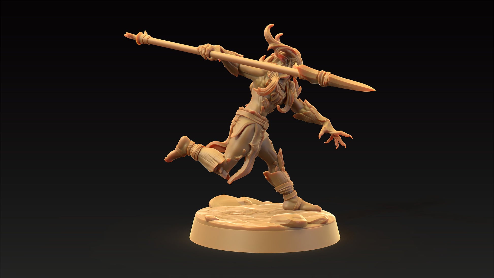 Dire Elves Set | Dragon Trappers Lodge | Journey Through The Direlands | 32mm Scale Resin Printed Tabletop RPG Figure For DND