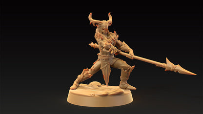 Dire Elves Set | Dragon Trappers Lodge | Journey Through The Direlands | 32mm Scale Resin Printed Tabletop RPG Figure For DND