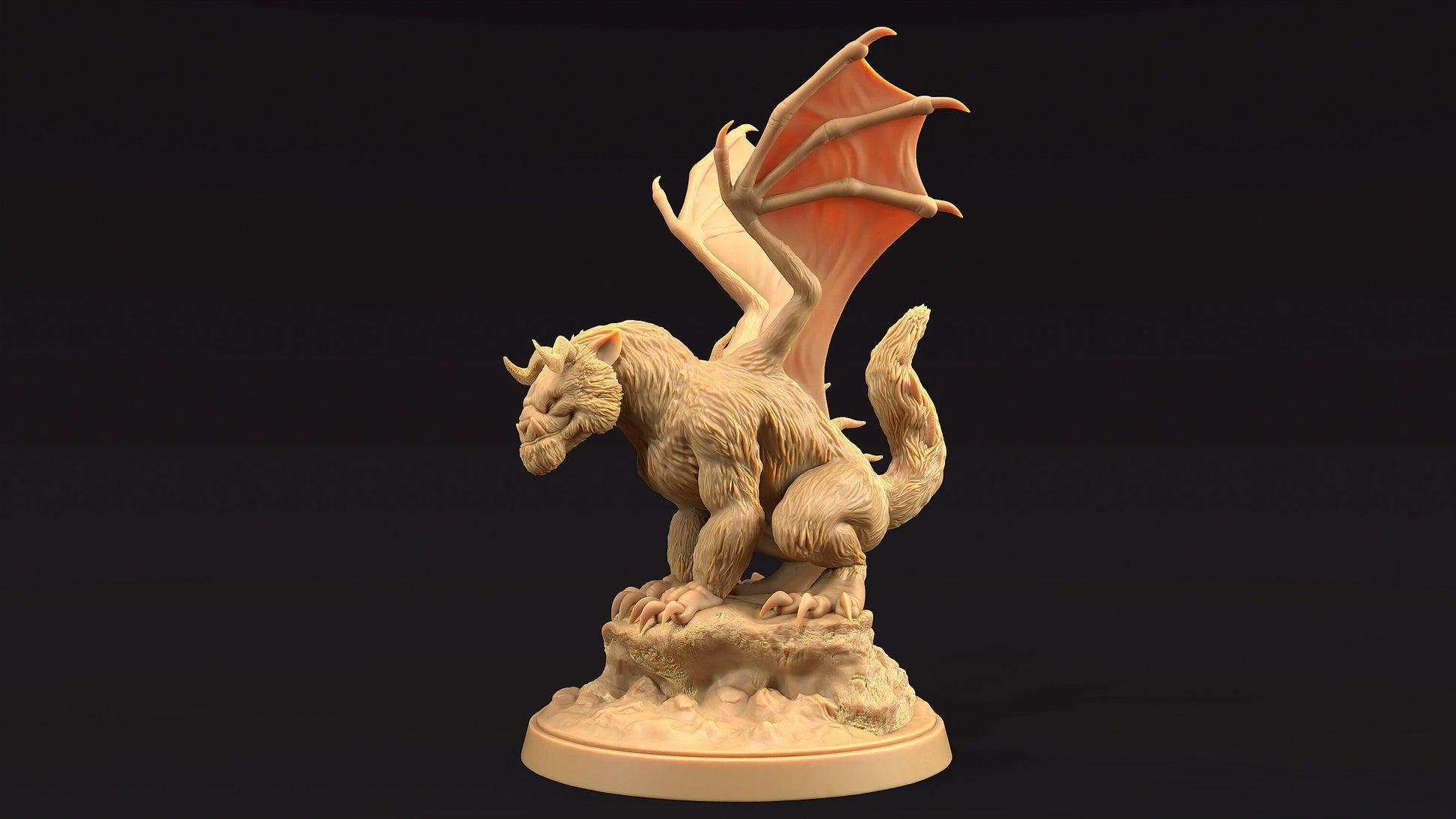 Dire Ferret Drake | Dragon Trappers Lodge | Journey Through The Direlands | 32mm Scale Resin Printed Tabletop RPG Figure For DND