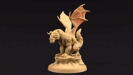 Dire Ferret Drake | Dragon Trappers Lodge | Journey Through The Direlands | 32mm Scale Resin Printed Tabletop RPG Figure For DND