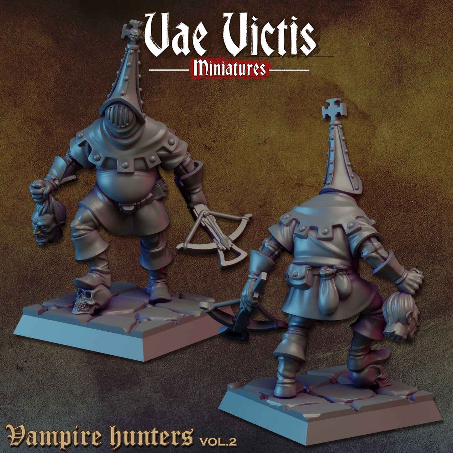 Cult Hunter | Vae Victis Miniatures | 32mm Scale Resin Printed Tabletop RPG Figures for Tabletop Roleplaying or Wargaming