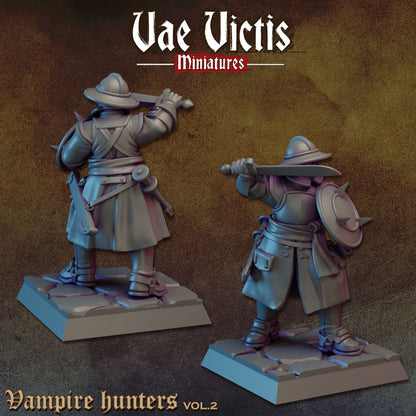 Vampire Hunters Set Vol. 2 | Vae Victis Miniatures | 32mm Scale Resin Printed Tabletop RPG Figures for Tabletop Roleplaying or Wargaming