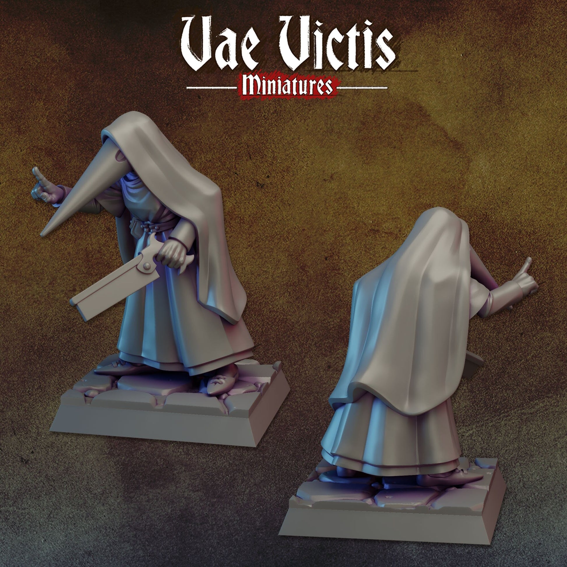 Field Surgeon | Vae Victis Miniatures | 32mm Scale Resin Printed Tabletop RPG Figures for Tabletop Roleplaying or Wargaming