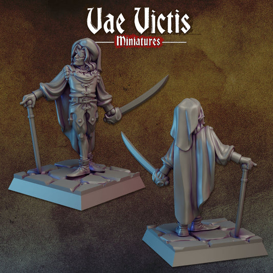 Noble Fighter | Vae Victis Miniatures | 32mm Scale Resin Printed Tabletop RPG Figures for Tabletop Roleplaying or Wargaming