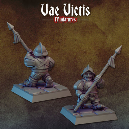 Halfling Elite Set | Vae Victis Miniatures | 32mm Scale Resin Printed Tabletop RPG Figures for Tabletop Roleplaying or Wargaming