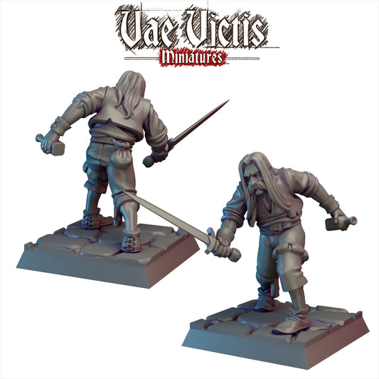 Drunk Mercenary | Vae Victis Miniatures | 32mm Scale Resin Printed Tabletop RPG Figures for Tabletop Roleplaying or Wargaming