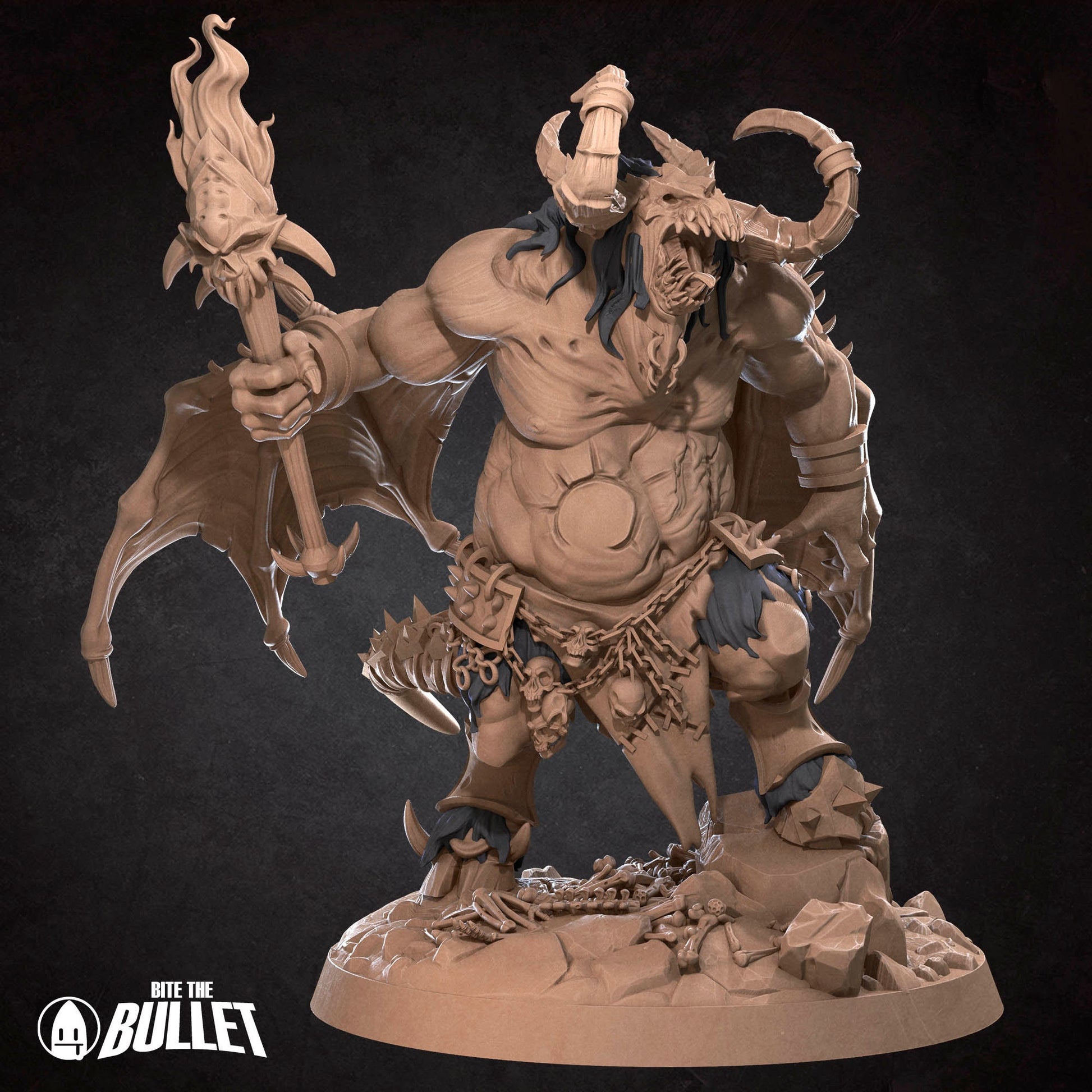 Blood Boss | Bite The Bullet | 35mm Scale | Resin Printed Tabletop RPG Miniature Figures | DND | 5E